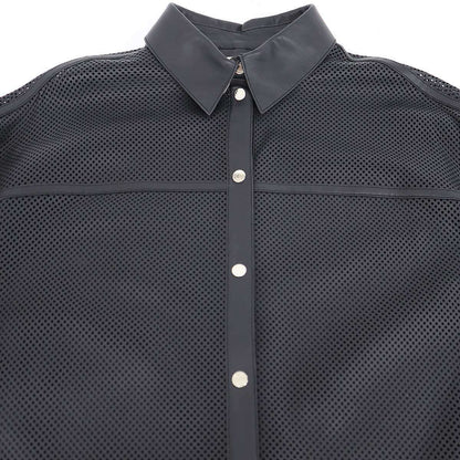 Hermes Perforated Leather Dress — view 7