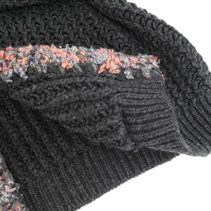 Chanel Pre Fall Cashmere Jersey Knit Cardigan Charcoal — view 6