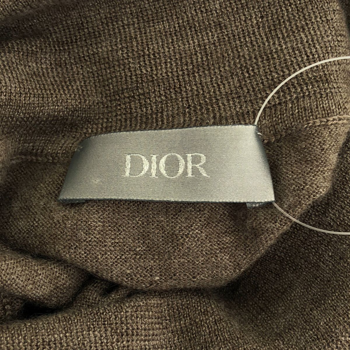 Dior Cashmere High Gee Tourneck Knit Sweater Beige — view 3