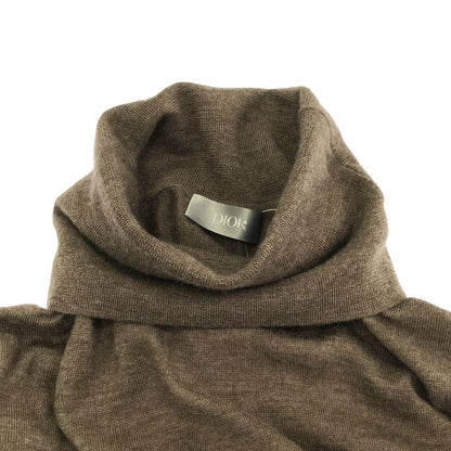 Dior Cashmere High Gee Tourneck Knit Sweater Beige — view 4