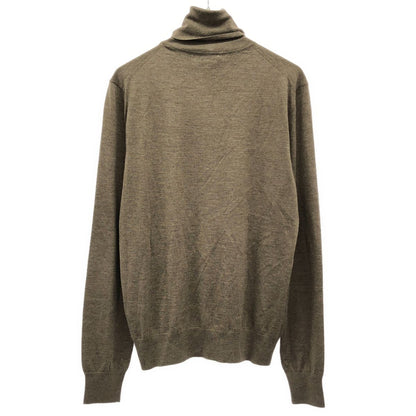 Dior Cashmere High Gee Tourneck Knit Sweater Beige — view 2