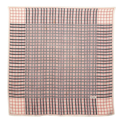 Chanel Scarf Beige Multicolor Silk