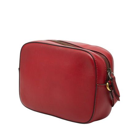 Gucci Web Crossbody Shoulder Bag Beige Brown Leather — view 2