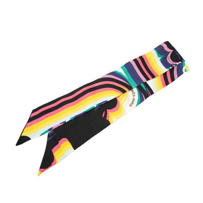 Hermes Twilly Brides de Gala Ceremonial Bridle Scarf Multicolor Silk