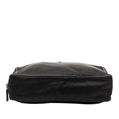 Prada Tessuto Second Bag Black Nylon Leather — view 3