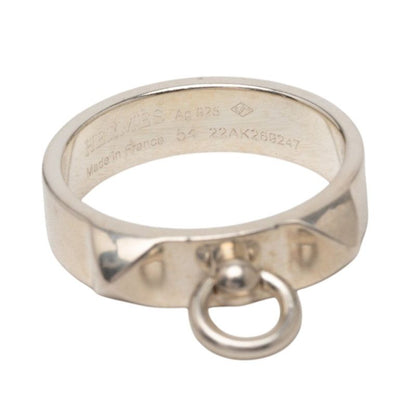 Hermes Collier de Chien Ring 54 Silver — view 5