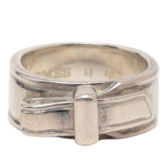 Hermes Artemis Ribbon Ring 46 Silver