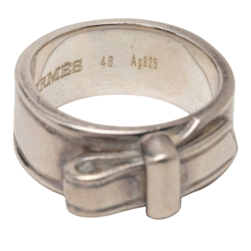 Hermes Artemis Ribbon Ring 46 Silver — view 6