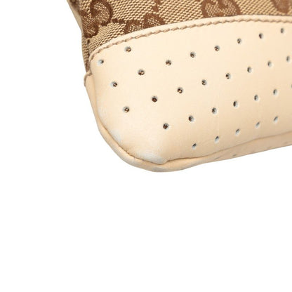 Gucci GG Canvas Crossbody Shoulder Bag Beige Ivory — view 5