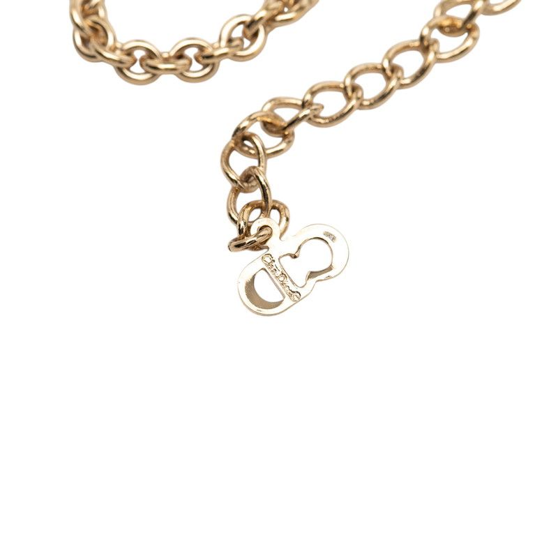 Dior Logo Necklace Gold Plated — view 5