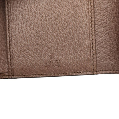 Gucci Ophidia GG Supreme Trifold Wallet Beige Multicolor Leather — view 6