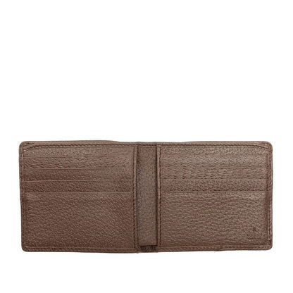 Gucci Jumbo GG Bifold Wallet Brown Canvas Leather — view 4