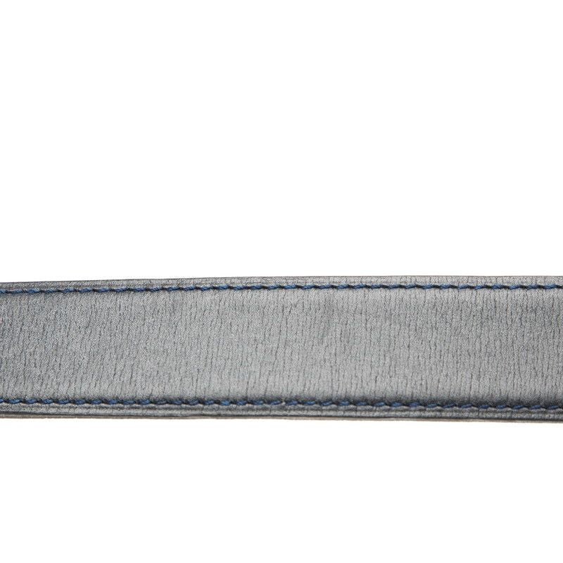 Hermes Chaine D'ancre Reversible 65 Navy Brown Leather 1- Belt — view 6