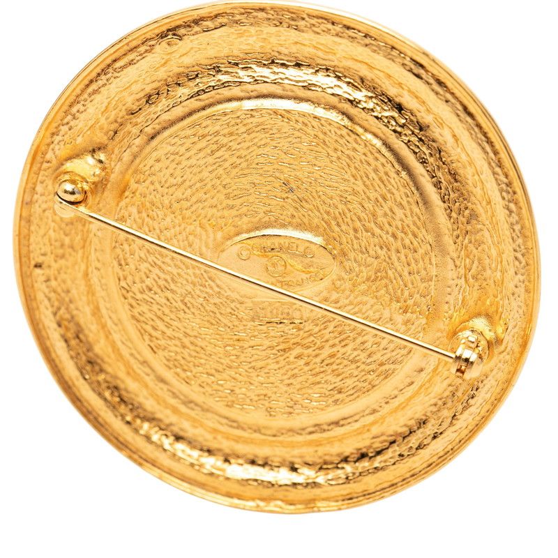 Chanel CC Logo 31 Rue Cambon Paris Brooch Gold Plated — view 3