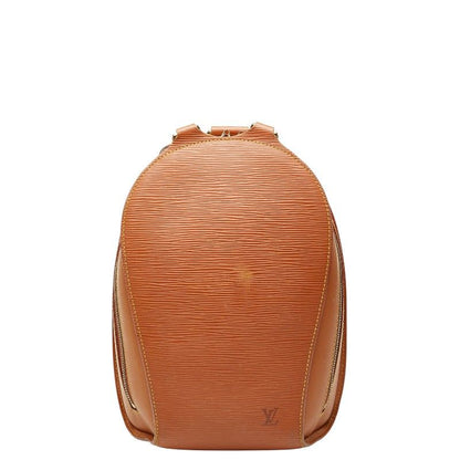 Louis Vuitton Epi Mabillon Backpack Cipango Gold Brown Leather