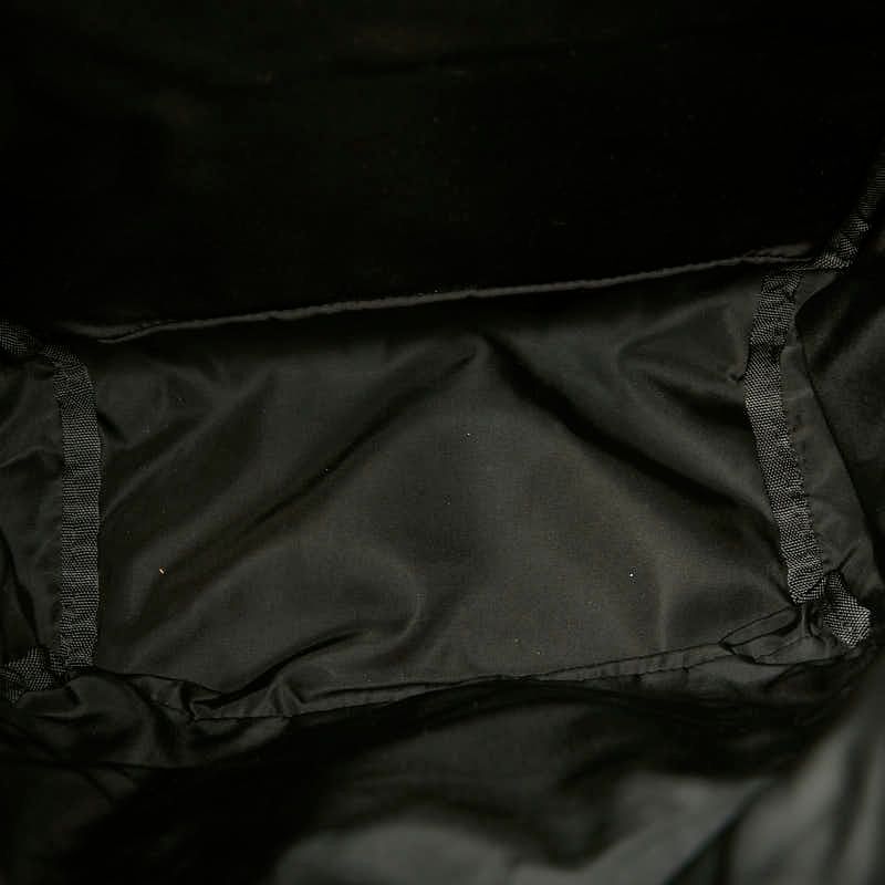 Prada Backpack Black Yellow Green Nylon — view 8