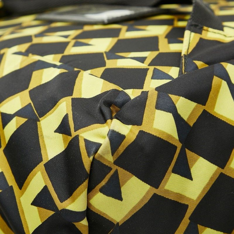 Prada Backpack Black Yellow Green Nylon — view 6