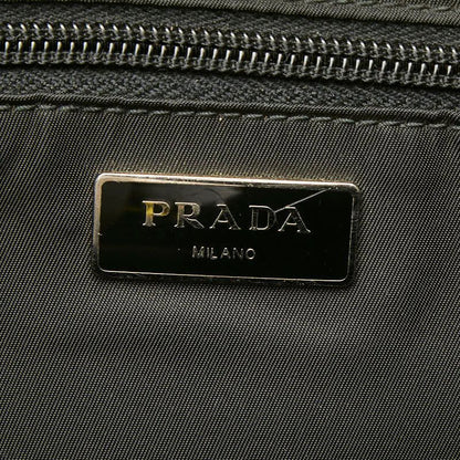 Prada Backpack Black Yellow Green Nylon — view 9
