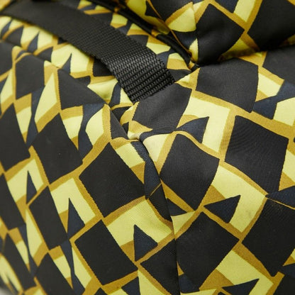 Prada Backpack Black Yellow Green Nylon — view 5
