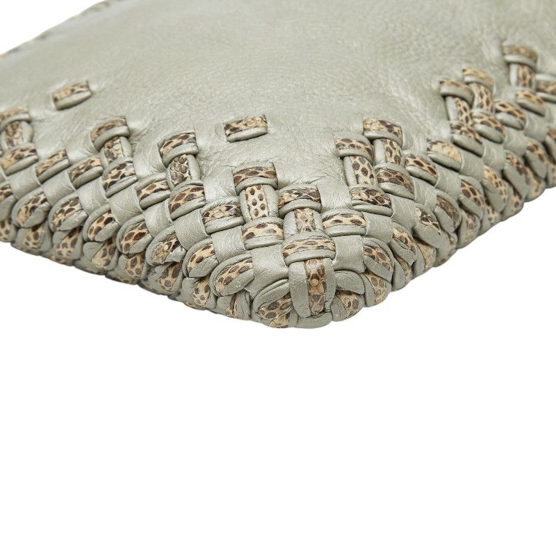 Bottega Veneta Clutch Gray Leather Eyewear — view 5