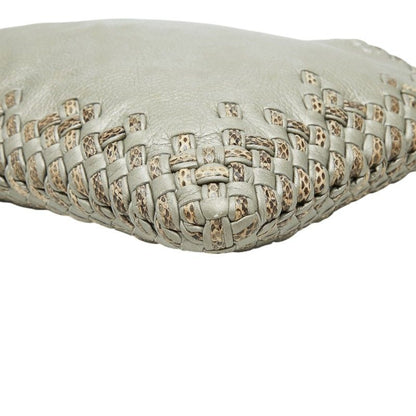 Bottega Veneta Clutch Gray Leather Eyewear — view 4