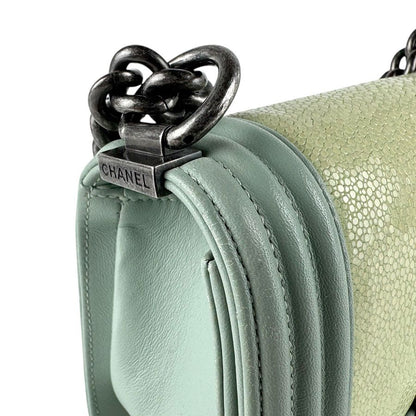 Chanel Shoulder Bag Green — view 6