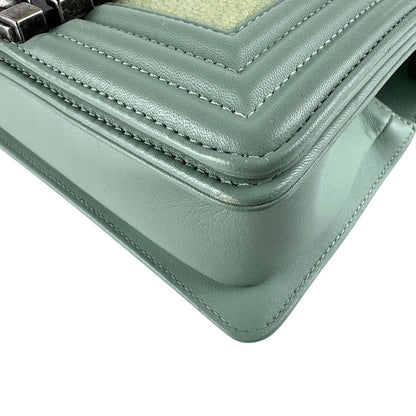 Chanel Shoulder Bag Green — view 9