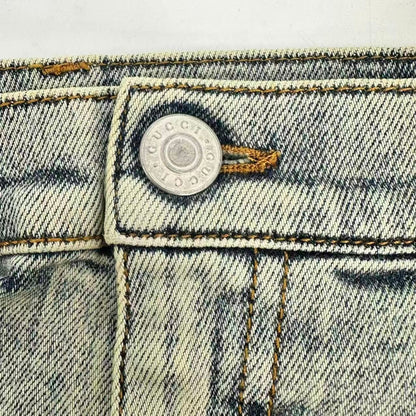 Gucci Super Denim Studded Chain Street Mode Pants Jeans — view 8