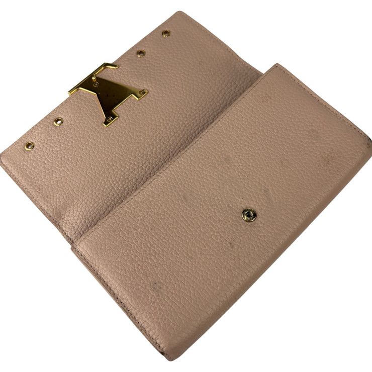 Louis Vuitton Wallet Portefeuille Capucines Tivoli Taurillon Leather Bifold — view 7