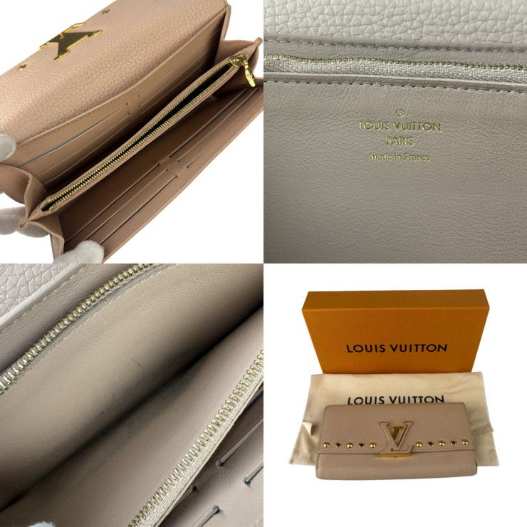 Louis Vuitton Wallet Portefeuille Capucines Tivoli Taurillon Leather Bifold — view 8