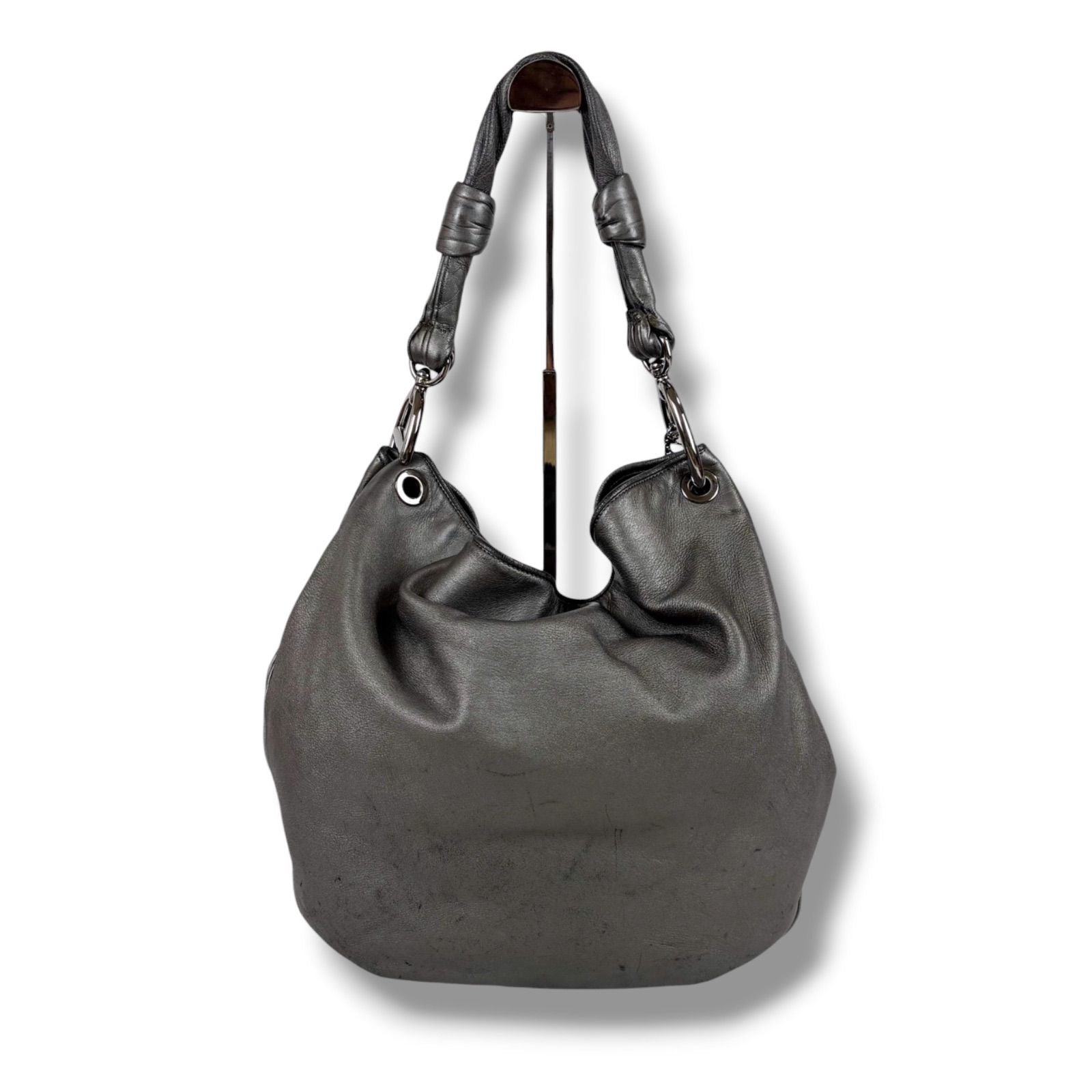 Loewe Anagram Logo Hobo with Shoulder Bag Charm Nappa Leather — view 2