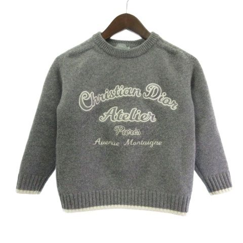 Dior Kids Knit Sweater Pullover Gray 10