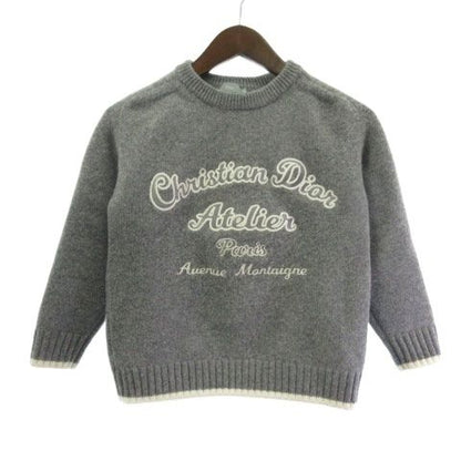 Dior Kids Knit Sweater Pullover Gray 10