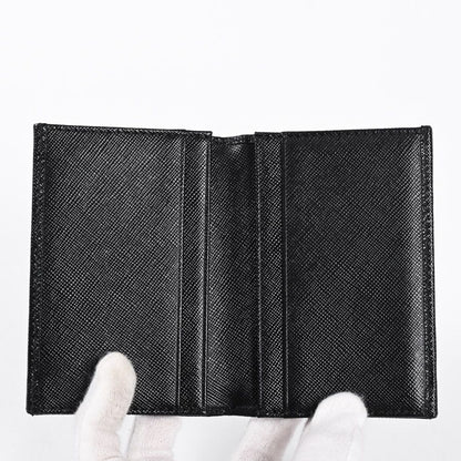 Prada Card Case Card Holders Black — view 4