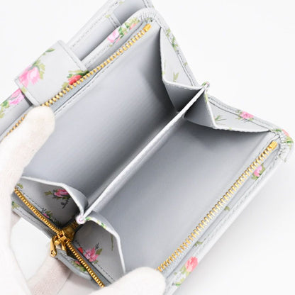 Prada Compact Wallet Triangle Logo — view 6