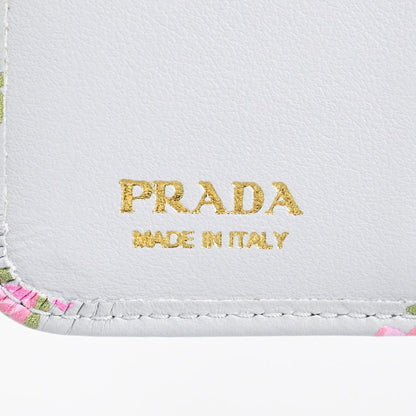 Prada Compact Wallet Triangle Logo — view 7