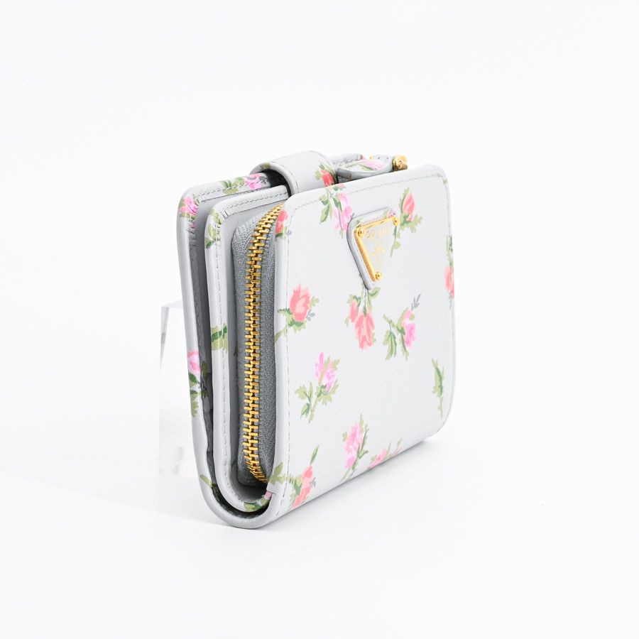 Prada Compact Wallet Triangle Logo — view 2