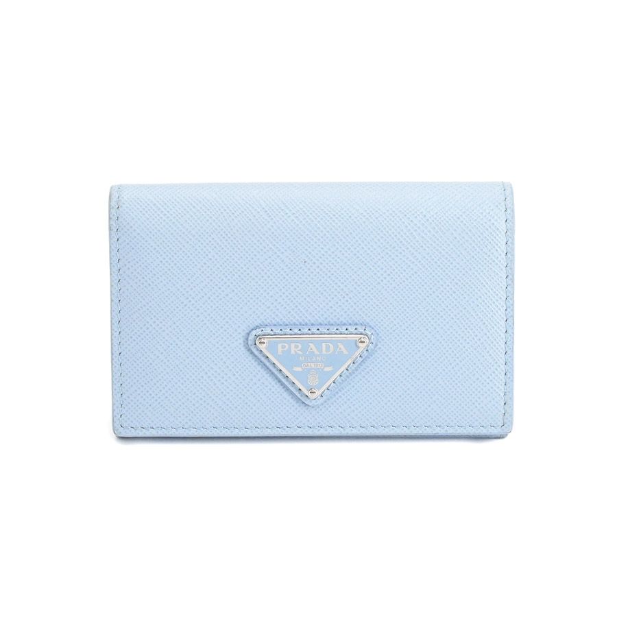 Prada Card Case Saffiano Triangle
