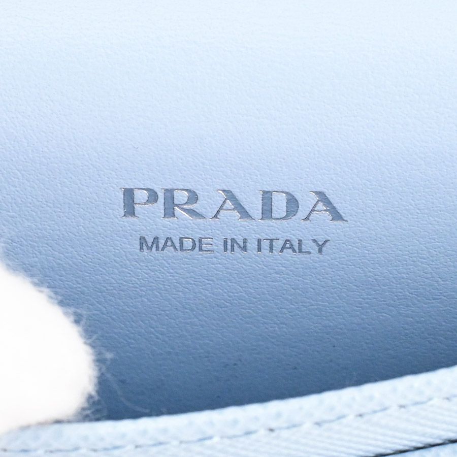 Prada Card Case Saffiano Triangle — view 6