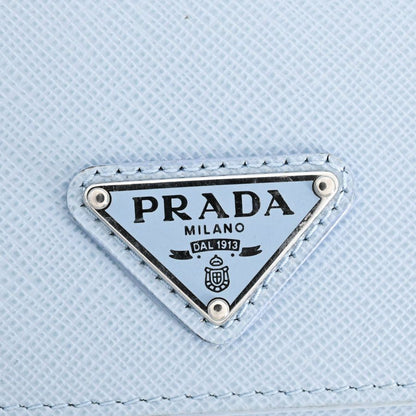 Prada Card Case Saffiano Triangle — view 9