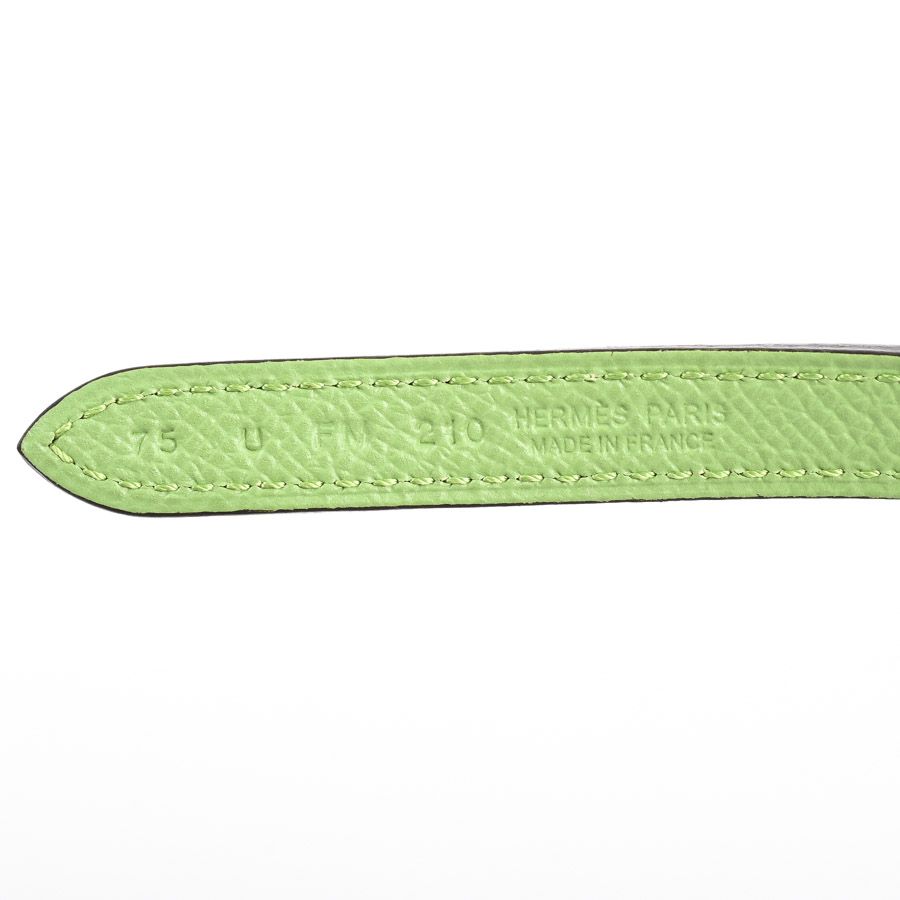 Hermes Belt Bubble Belts Green — view 6