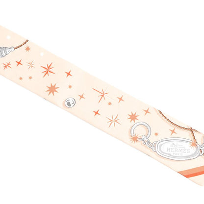 Hermes Scarf Twilly Scarves Beige — view 2