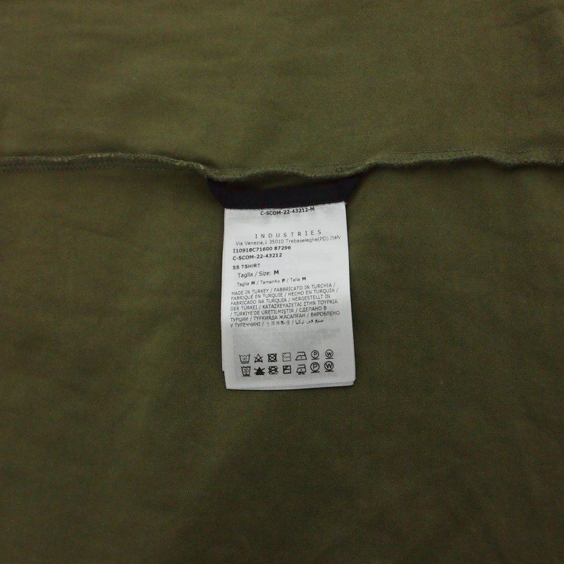Moncler Slim Fit Tricolor T-Shirt Short Sleeve M Khaki — view 8