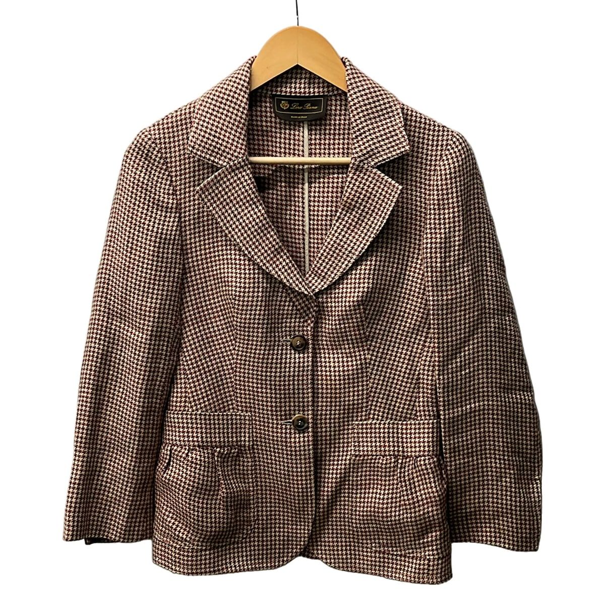 Loro Piana Jacket 40 M Red Ivory Dark Brown All Season