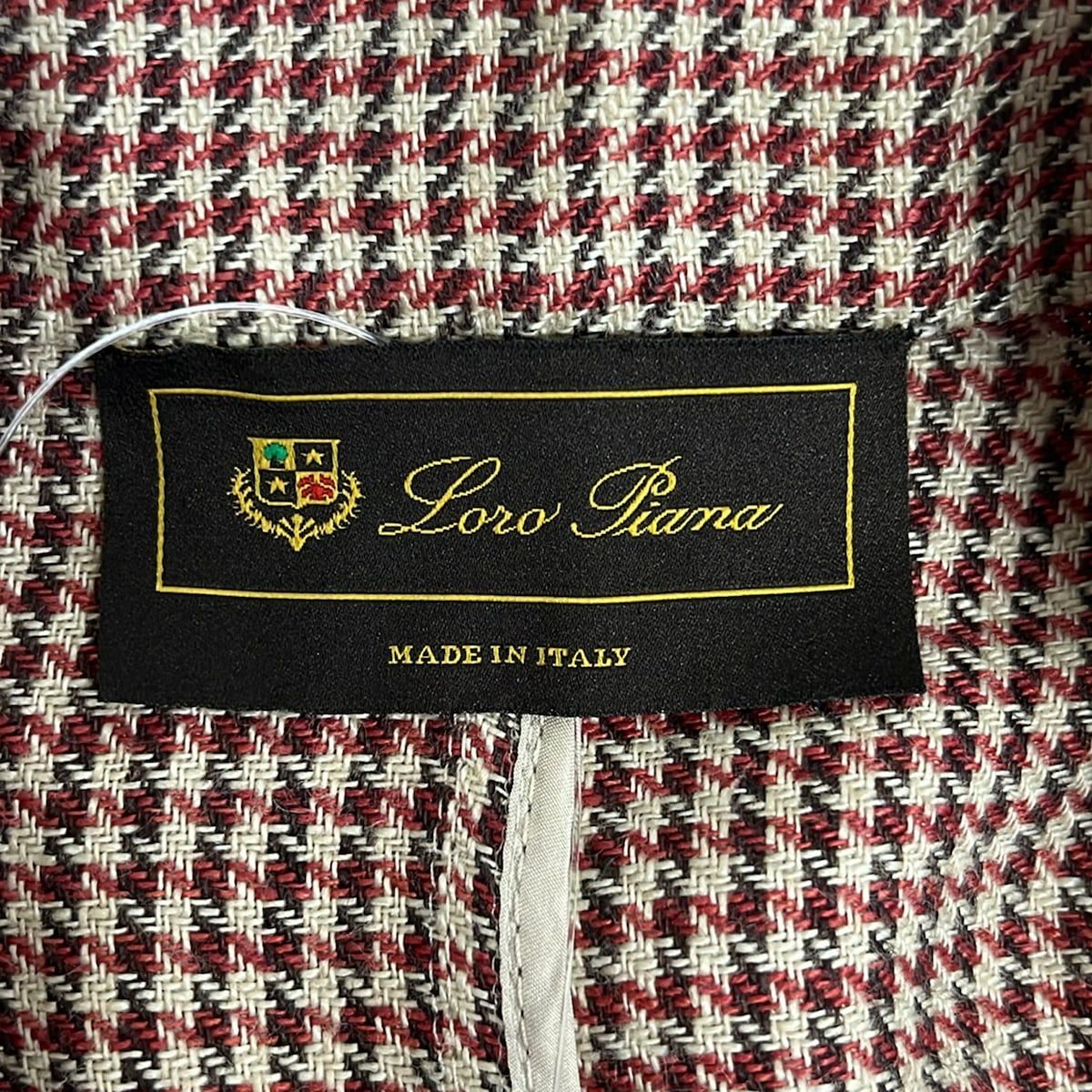 Loro Piana Jacket 40 M Red Ivory Dark Brown All Season — view 3