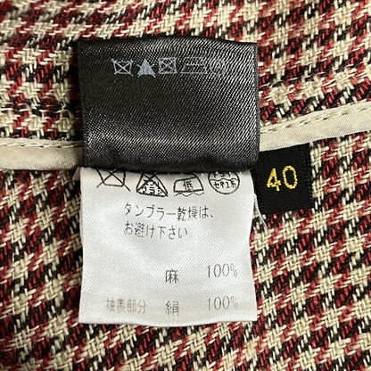 Loro Piana Jacket 40 M Red Ivory Dark Brown All Season — view 4