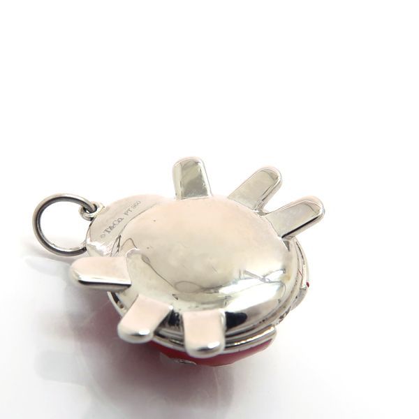 Tiffany & Co Pendant Top Ladybug Diamond Enamel Polished T& — view 8