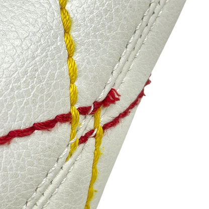 Chanel Wild Stitch Tote CC Logo Leather White — view 7