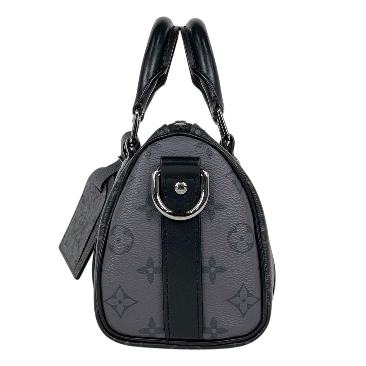 Louis Vuitton Keepall Bandouliere 25 2-Way Monogram Reverse Tote Eclipse Noir — view 2