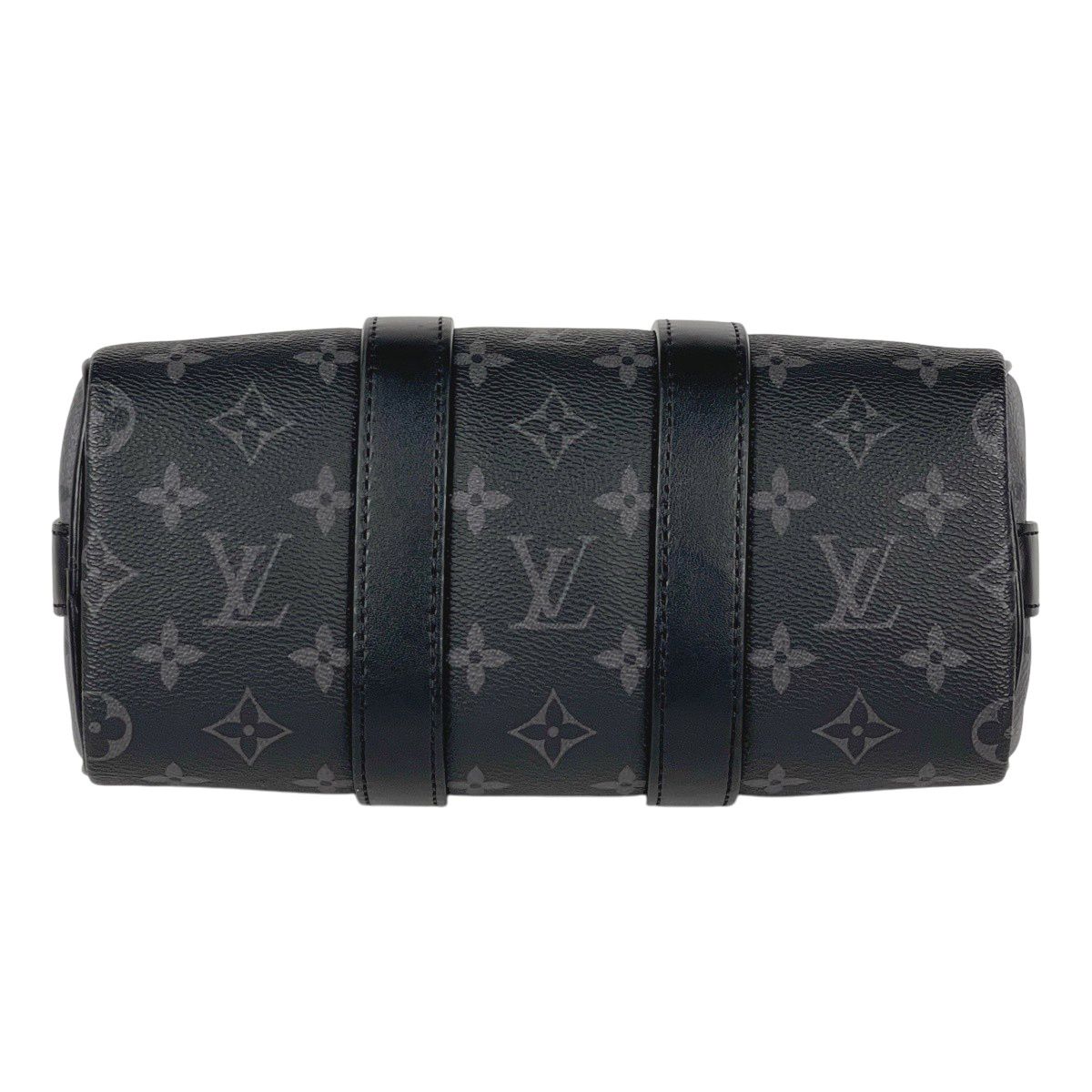 Louis Vuitton Keepall Bandouliere 25 2-Way Monogram Reverse Tote Eclipse Noir — view 5